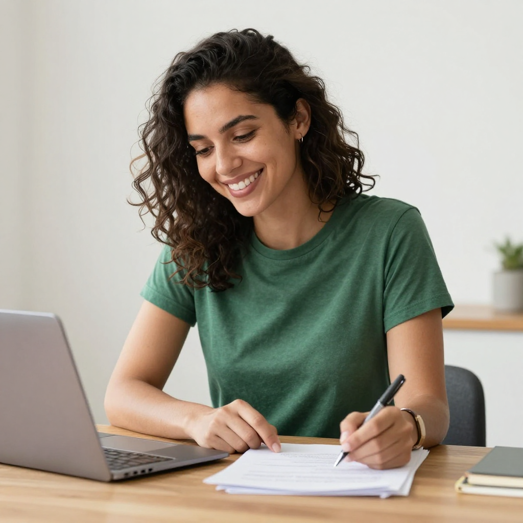 Freelancer hispanohablante en Alemania, usando Klaro para gestionar sus impuestos